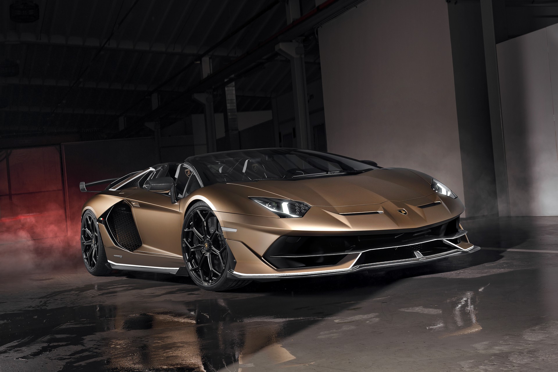 Download 2020 Lamborghini Aventador SVJ Roadster - Front Three-Quarter HD Wallpaper 1920x1280 #68