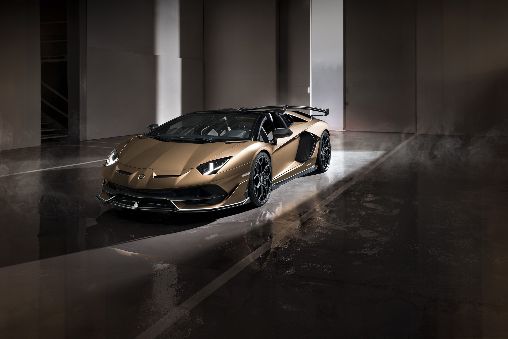 Download 2020 Lamborghini Aventador SVJ Roadster - Front Three-Quarter HD Wallpaper 1920x1281 #70