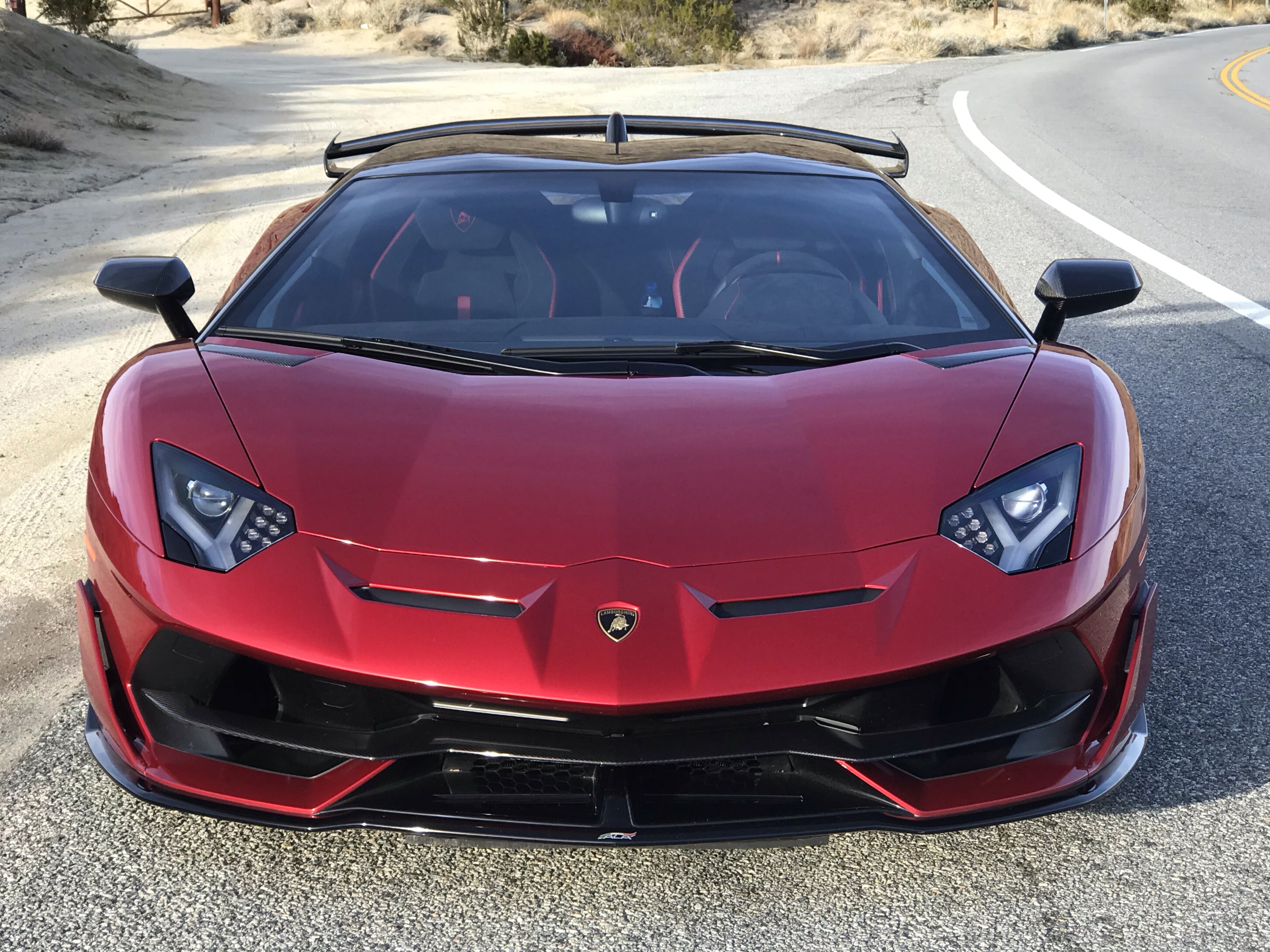 Download 2020 Lamborghini Aventador SVJ Roadster - Front HD Wallpaper 4032x3024 #65