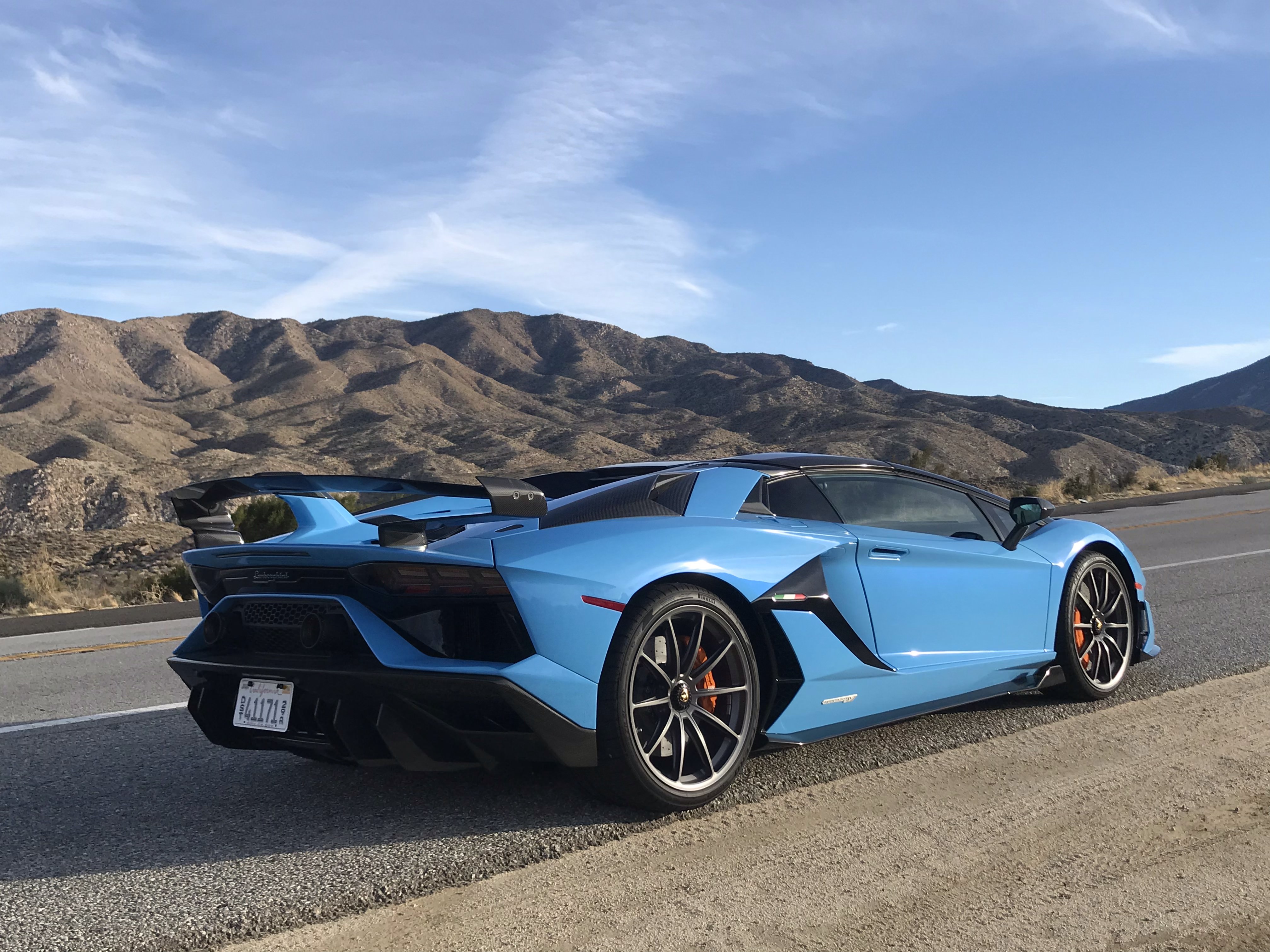 Download 2020 Lamborghini Aventador SVJ Roadster - Rear Three-Quarter HD Wallpaper 4032x3024 #43