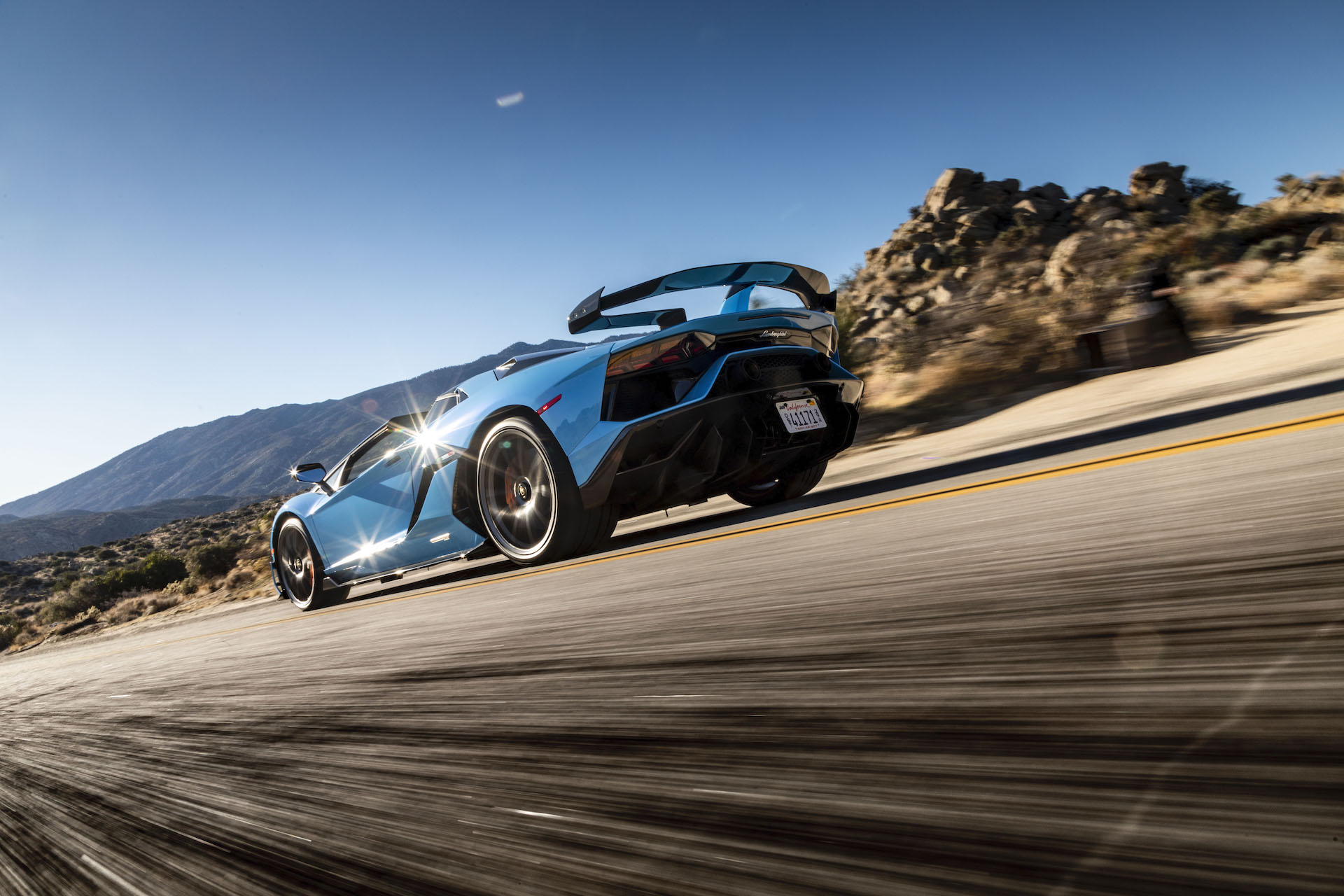 Download 2020 Lamborghini Aventador SVJ Roadster - Rear Three-Quarter HD Wallpaper 1920x1280 #35