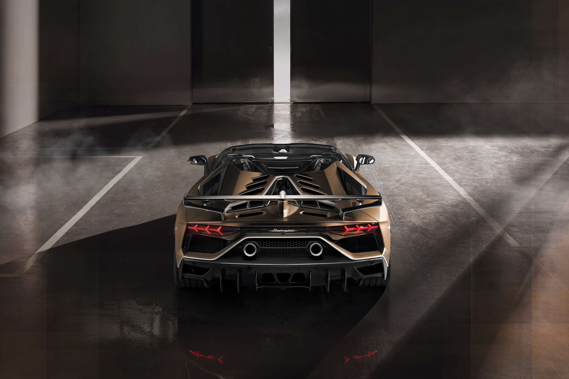 Download 2020 Lamborghini Aventador SVJ Roadster - Rear HD Wallpaper 1920x1281 #76