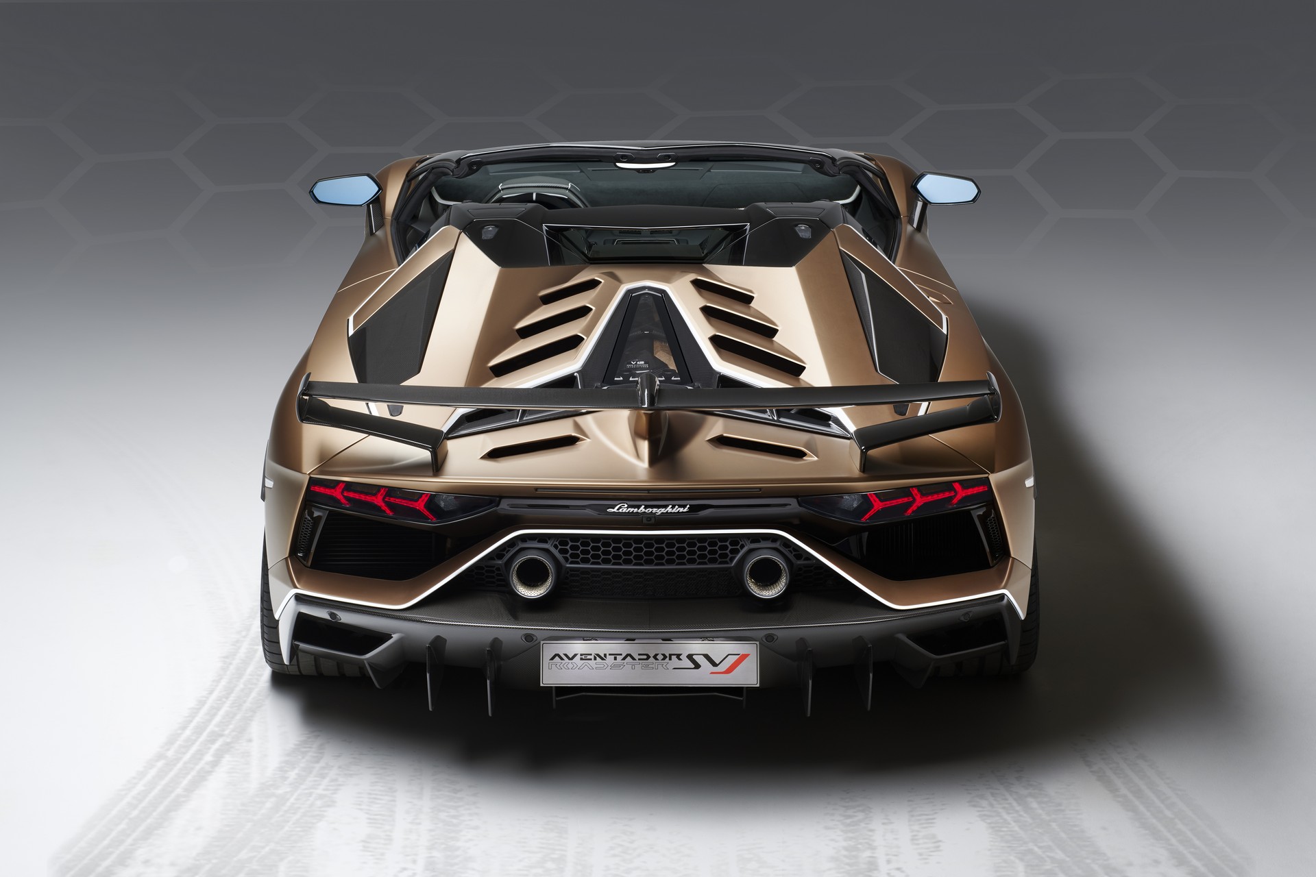 Download 2020 Lamborghini Aventador SVJ Roadster - Rear HD Wallpaper 1920x1280 #87