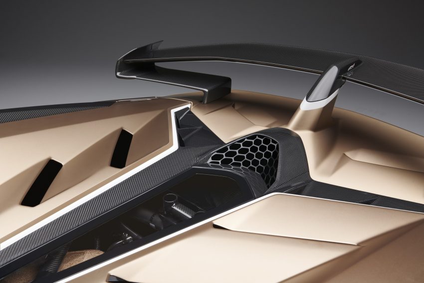 2020 Lamborghini Aventador SVJ Roadster - Spoiler Wallpaper 850x567 #95