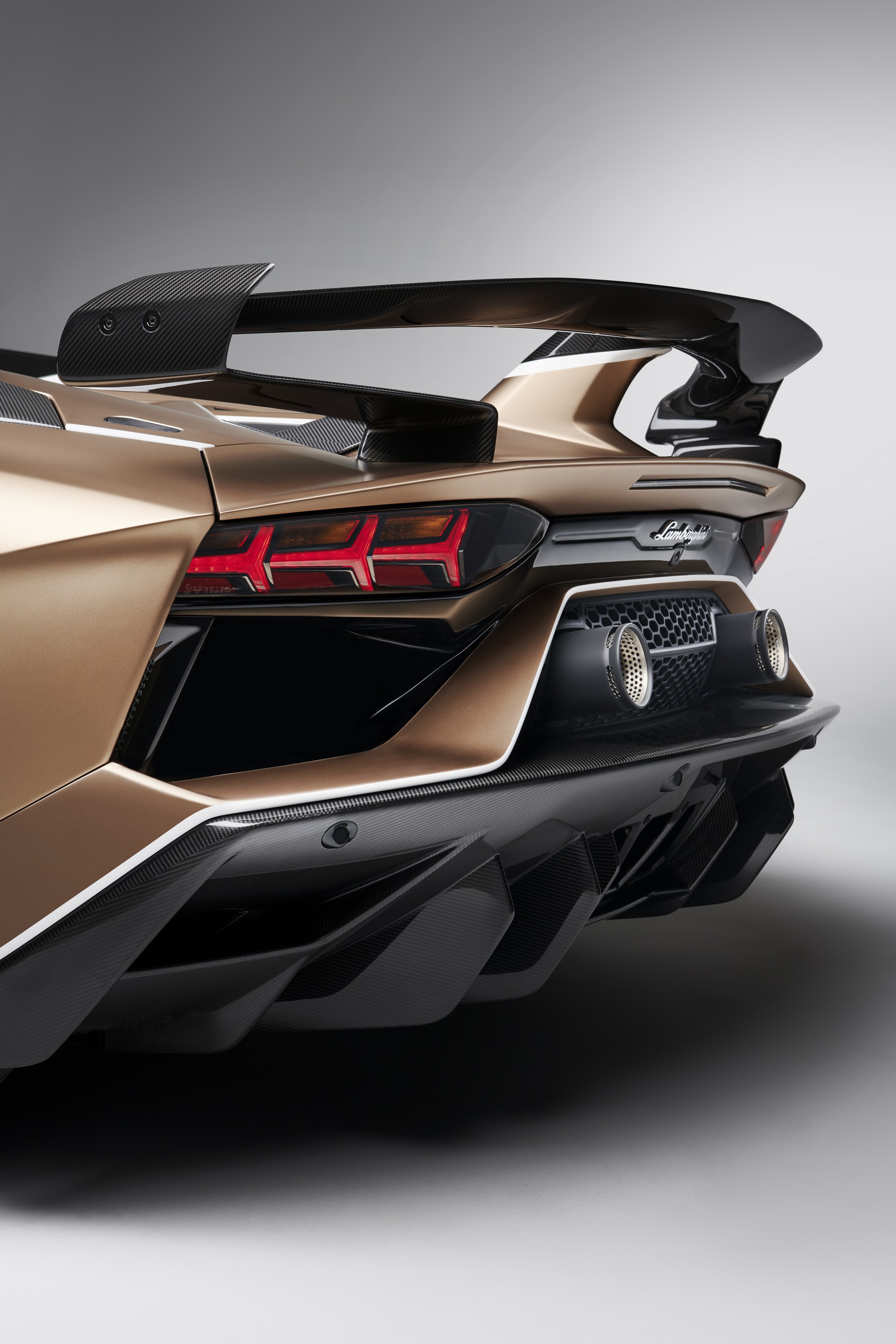 Download 2020 Lamborghini Aventador SVJ Roadster - Tail Light HD Phone Wallpaper 1920x2880 #96