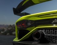 2020 Lamborghini Aventador SVJ Roadster - Tail Light Wallpaper 190x150