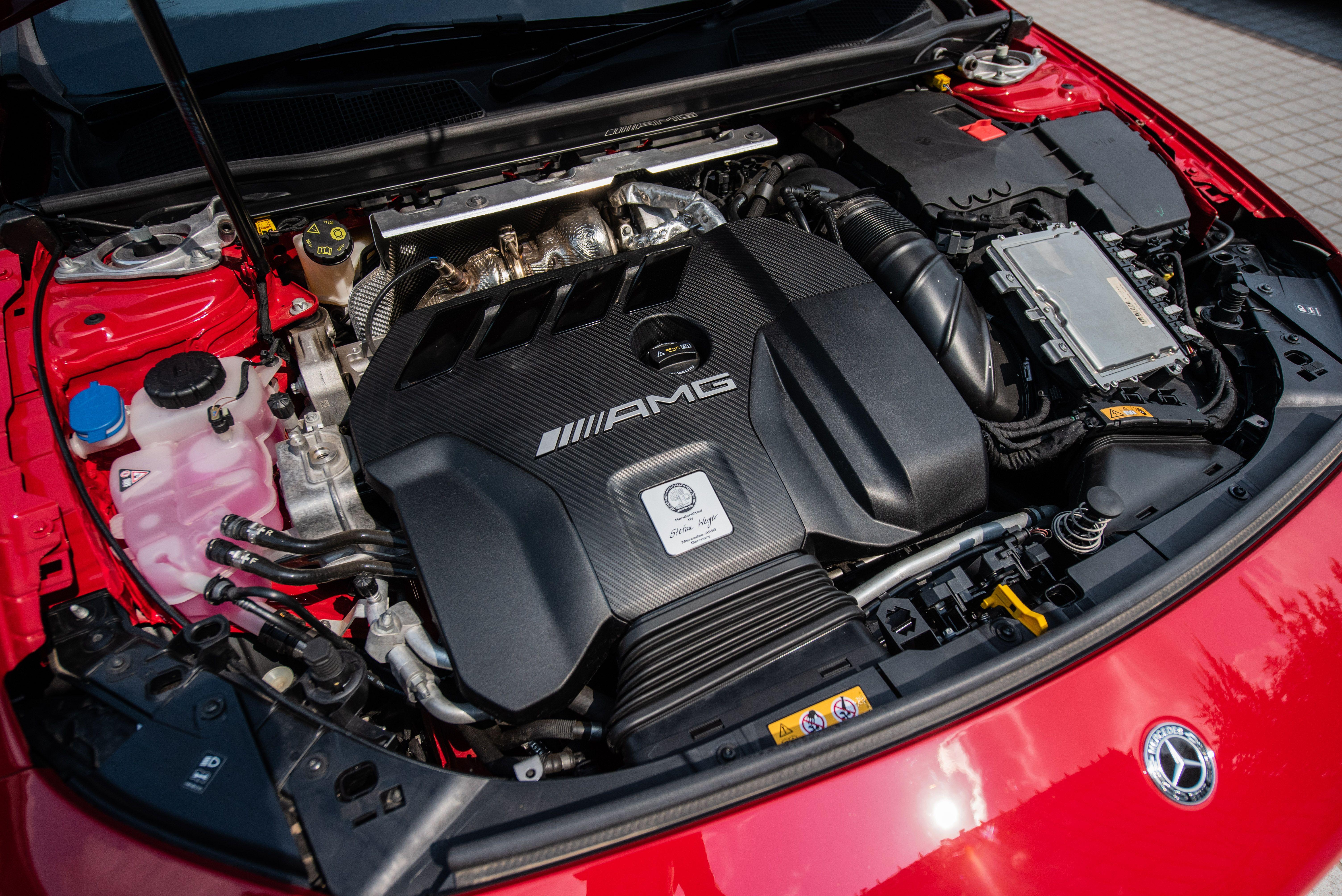 Download 2020 Mercedes-AMG CLA45 S 4Matic+ - Engine HD Wallpaper 6016x4016 #20