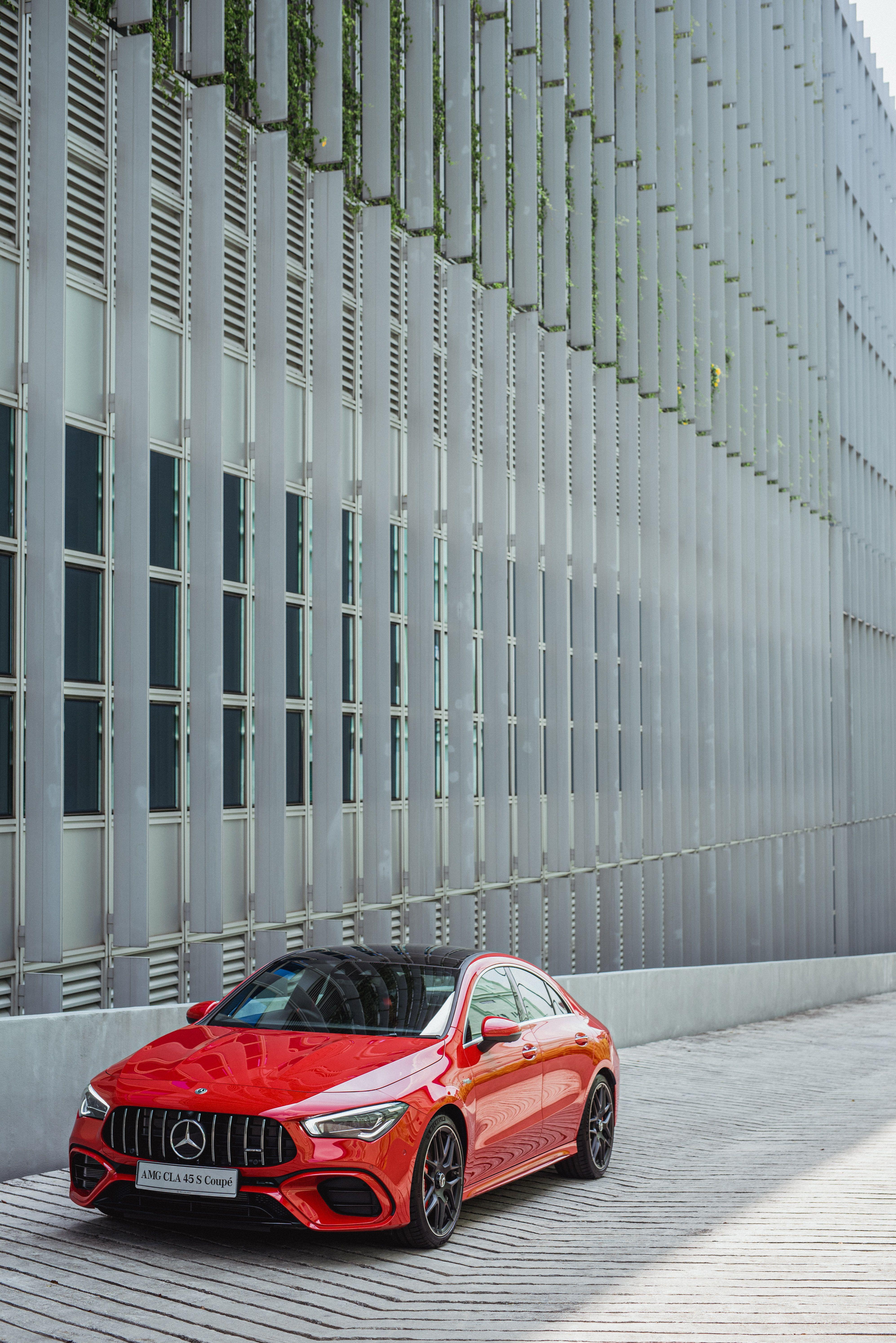 Download 2020 Mercedes-AMG CLA45 S 4Matic+ - Front HD Phone Wallpaper 3989x5975 #2