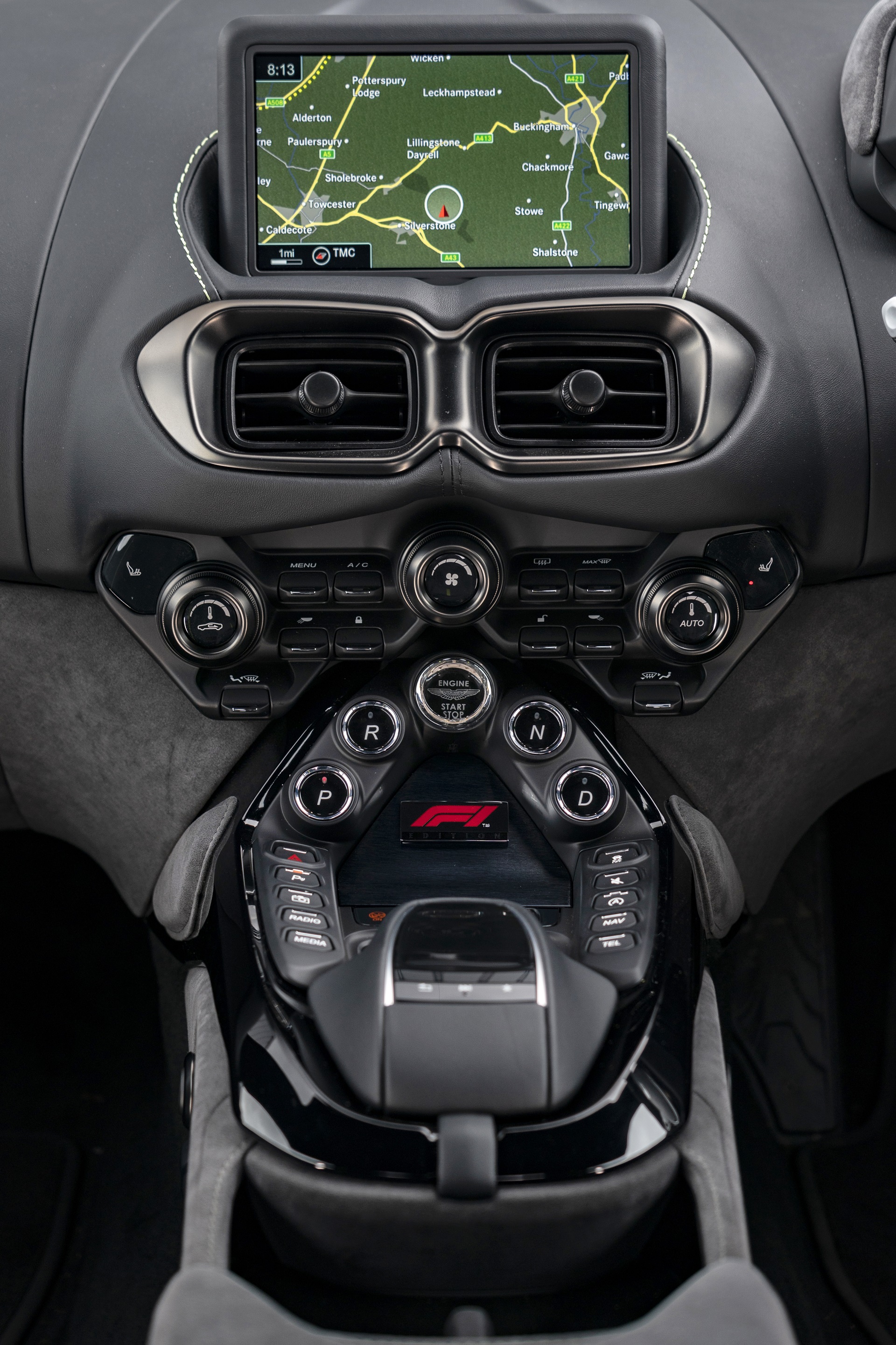 Download 2021 Aston Martin Vantage F1 Edition - Central Console HD Phone Wallpaper 1920x2880 #135