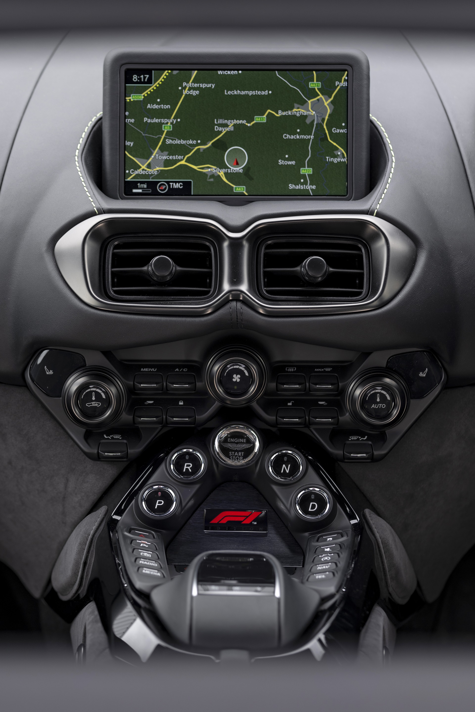Download 2021 Aston Martin Vantage F1 Edition - Central Console HD Phone Wallpaper 1920x2880 #134