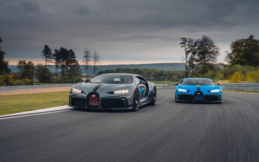 2021 Bugatti Chiron Pur Sport - Front Three-Quarter Wallpaper 850x531 #3