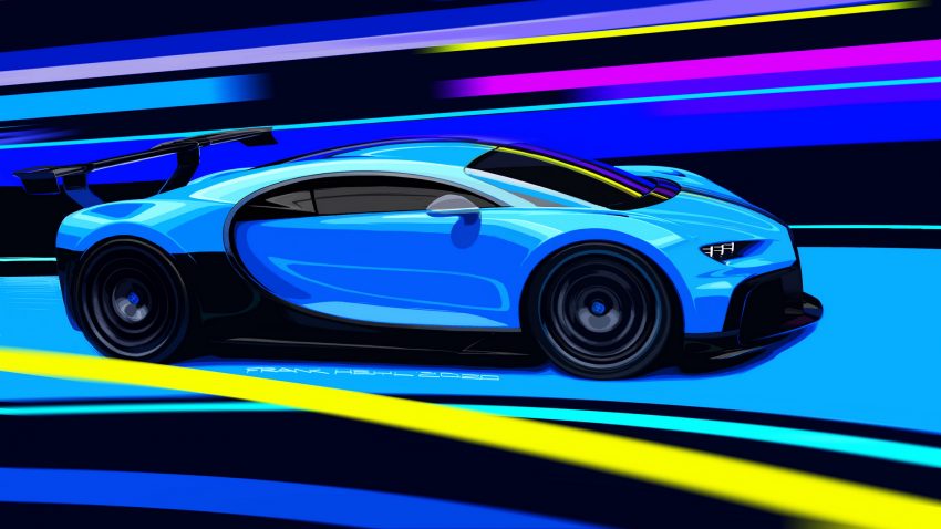 2021 Bugatti Chiron Pur Sport - Front Three-Quarter Wallpaper 850x478 #155
