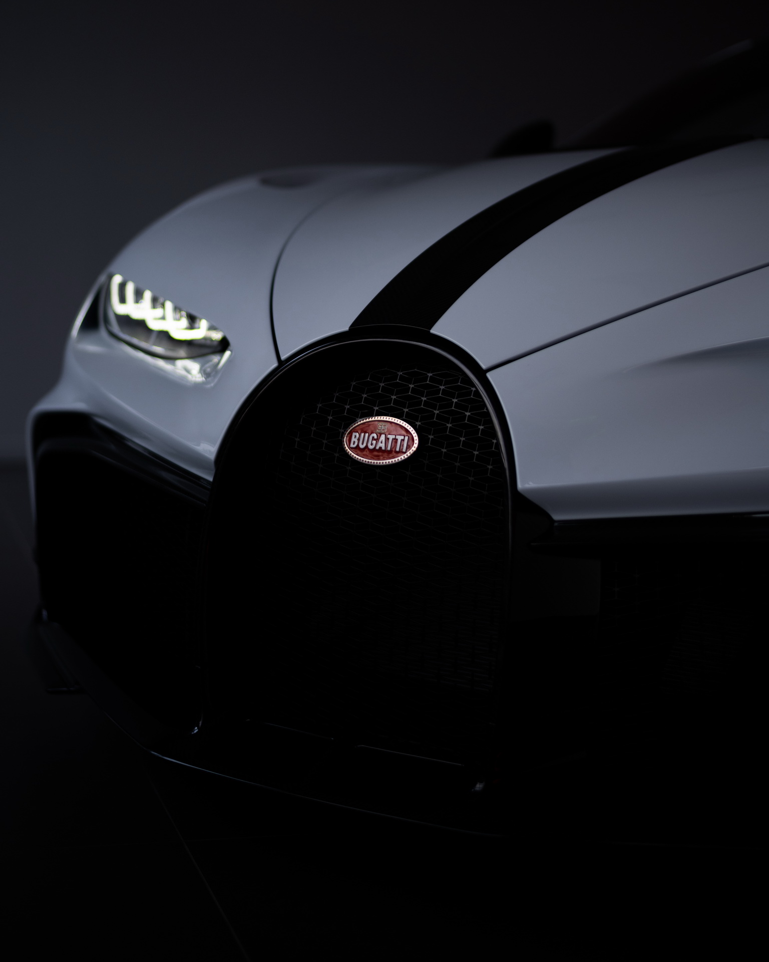 Download 2021 Bugatti Chiron Pur Sport - Grill HD Phone Wallpaper 1536x1920 #108