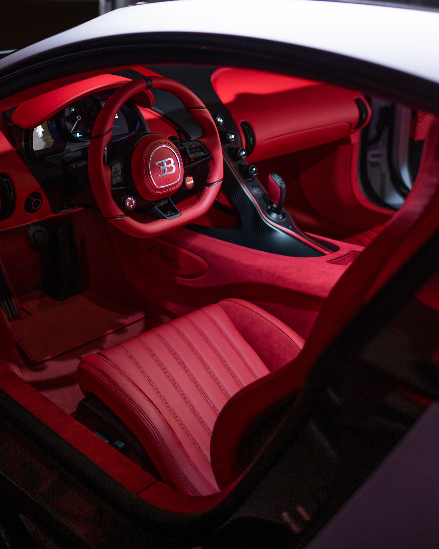 Download 2021 Bugatti Chiron Pur Sport - Interior, Cockpit HD Phone Wallpaper 1536x1920 #116