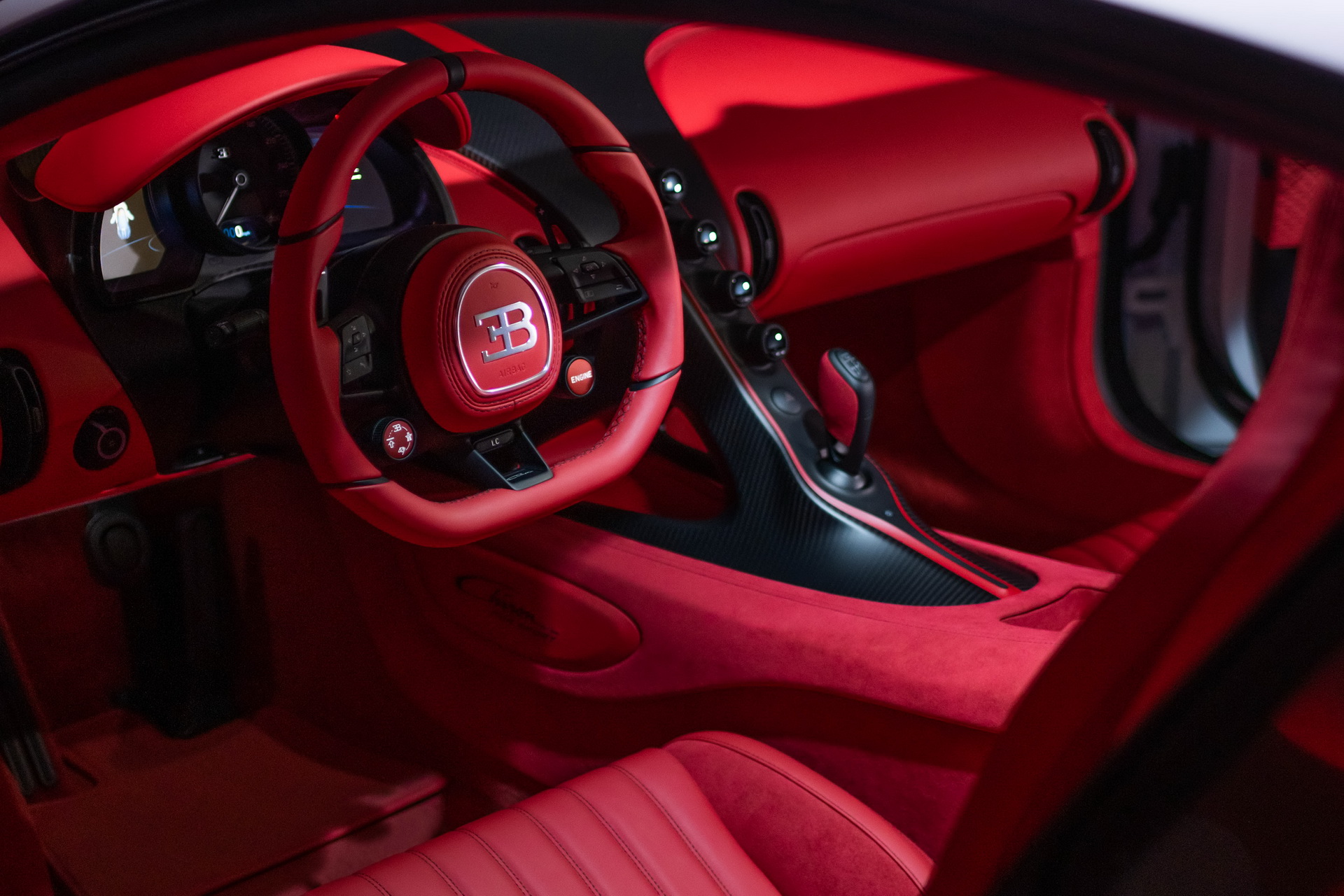 Download 2021 Bugatti Chiron Pur Sport - Interior HD Wallpaper 1920x1280 #114