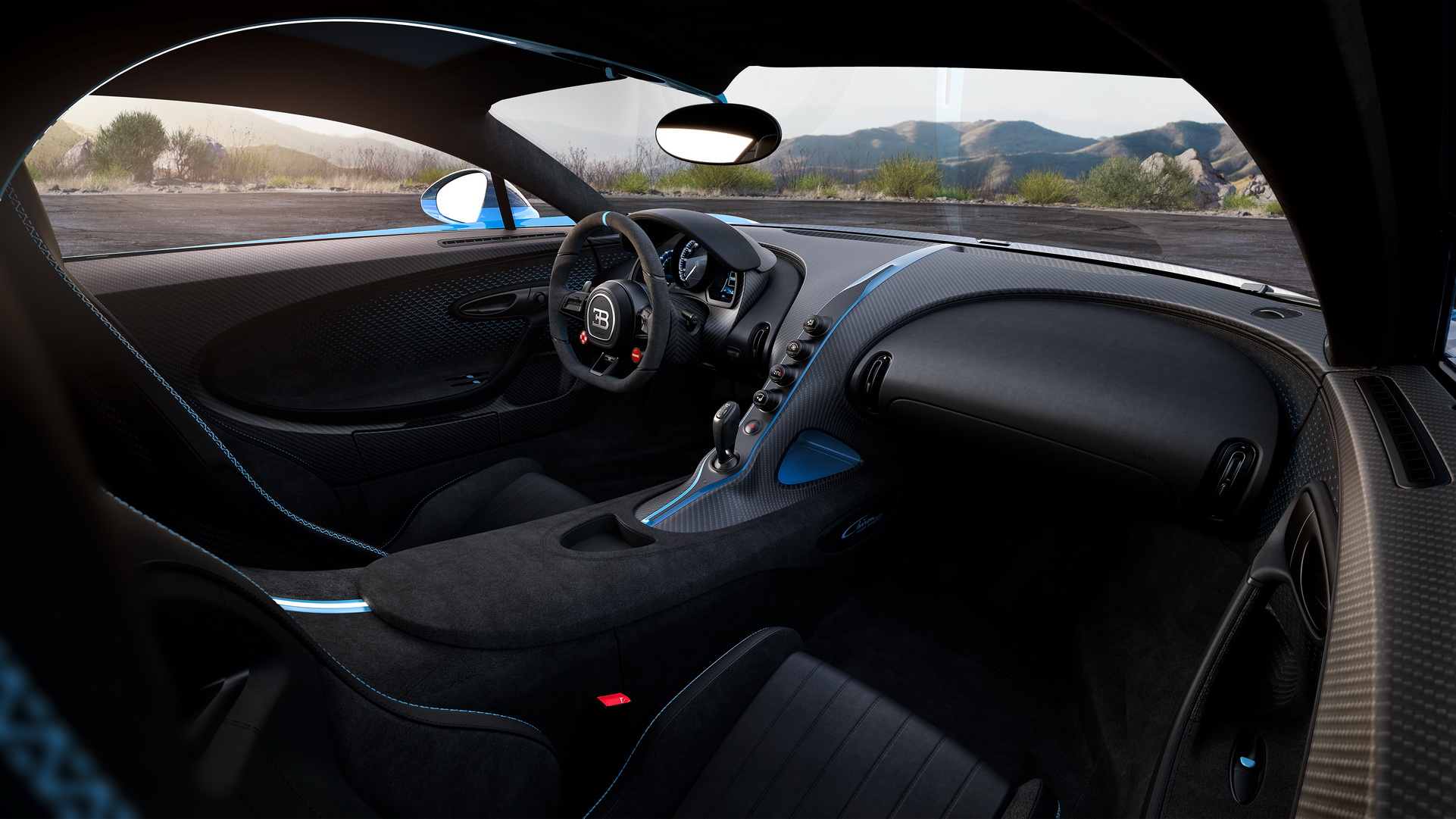 Download 2021 Bugatti Chiron Pur Sport - Interior HD Wallpaper 1922x1081 #130