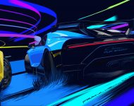 2021 Bugatti Chiron Pur Sport - Rear Three-Quarter Wallpaper 190x150