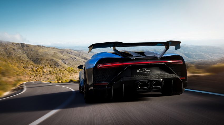 2021 Bugatti Chiron Pur Sport - Rear Wallpaper 850x478 #119