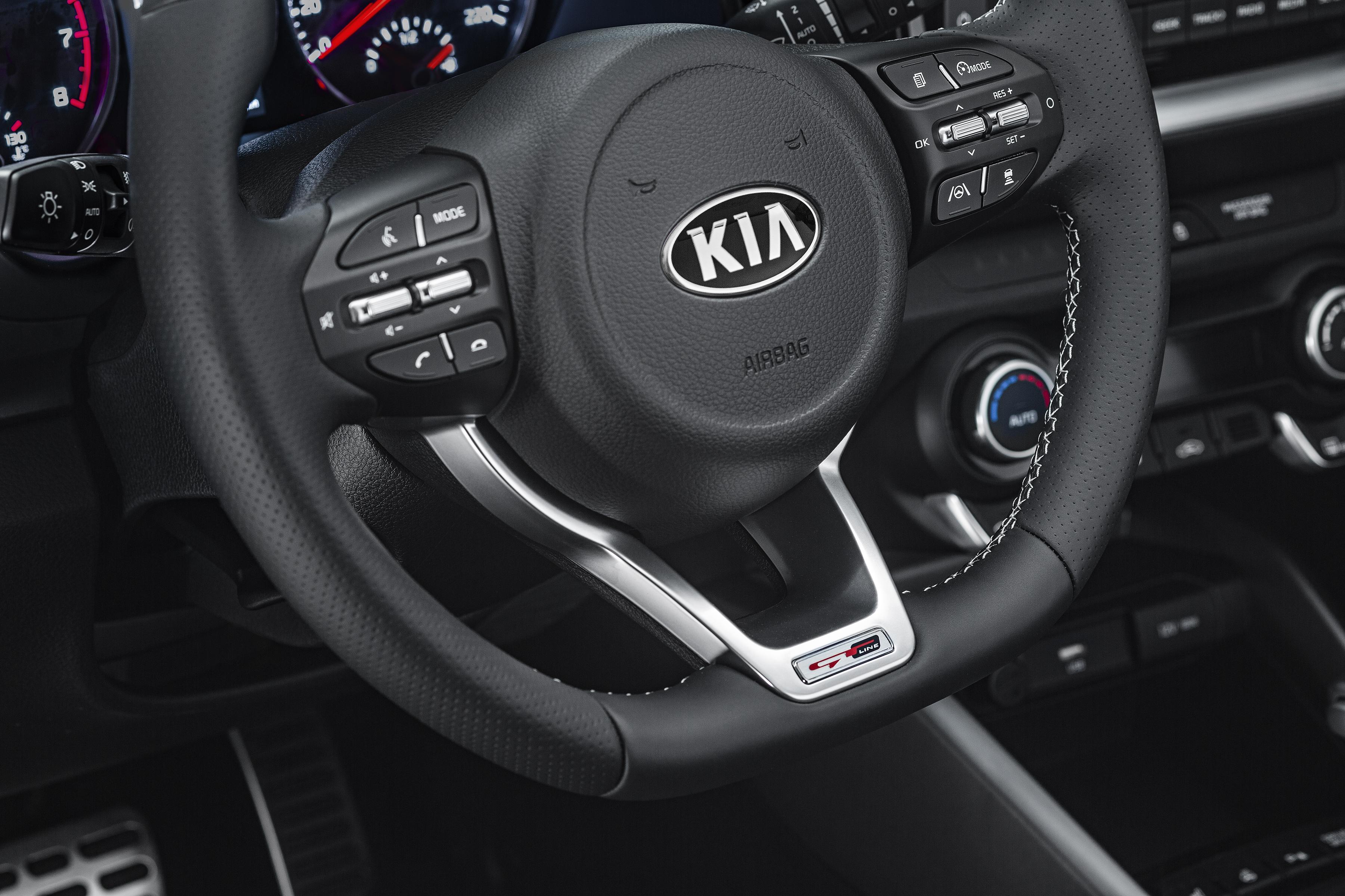 Download 2021 Kia Stonic GT Line - Interior, Steering Wheel HD Wallpaper 3600x2400 #20