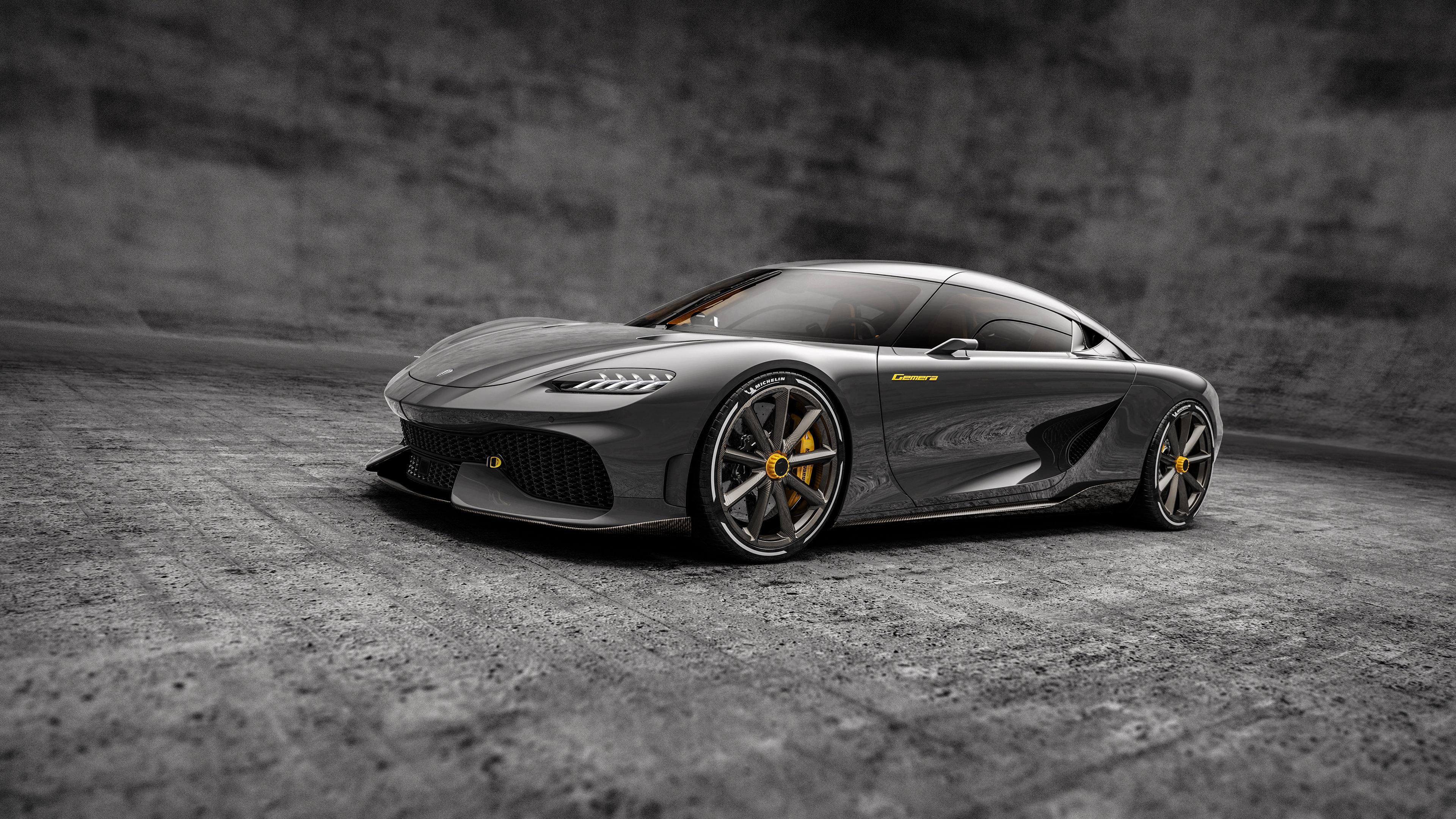 Download 2021 Koenigsegg Gemera - Front Three-Quarter HD Wallpaper 3840x2160 #22