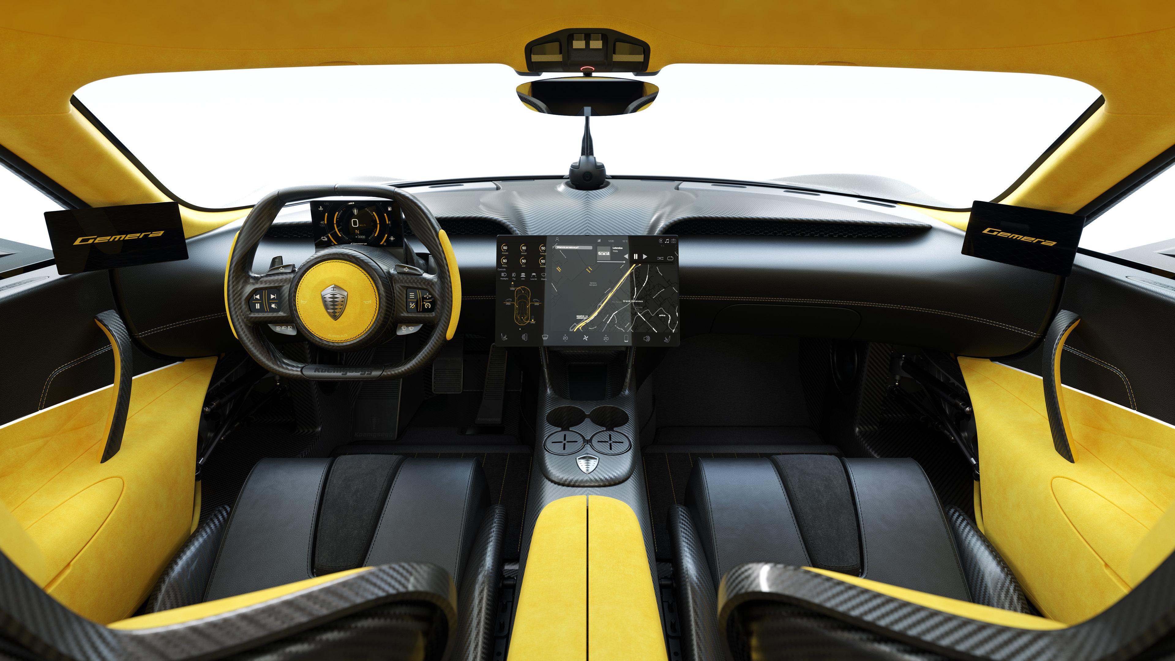 Download 2021 Koenigsegg Gemera - Interior, Cockpit HD Wallpaper 3839x2160 #38