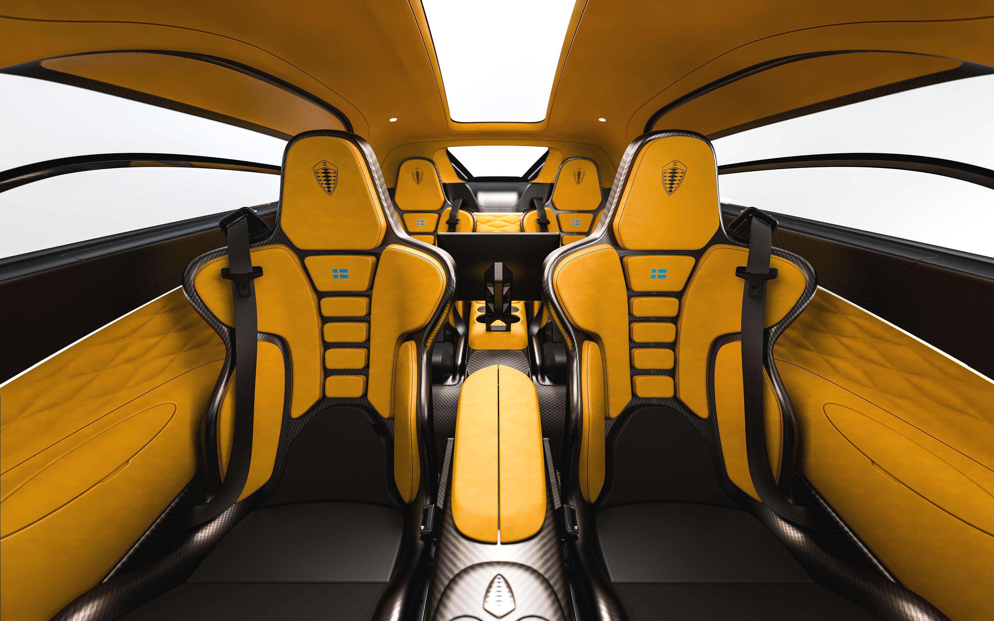 Download 2021 Koenigsegg Gemera - Interior, Seats HD Wallpaper 3456x2160 #41