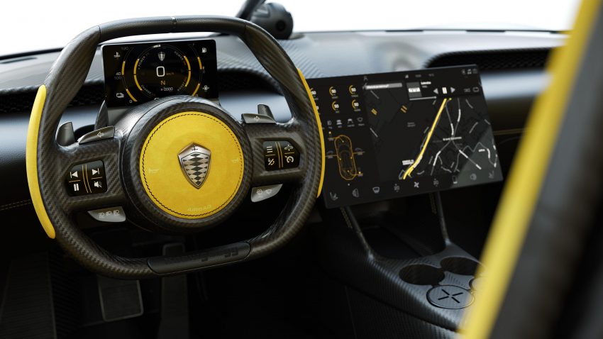 2021 Koenigsegg Gemera - Interior, Steering Wheel Wallpaper 850x478 #42