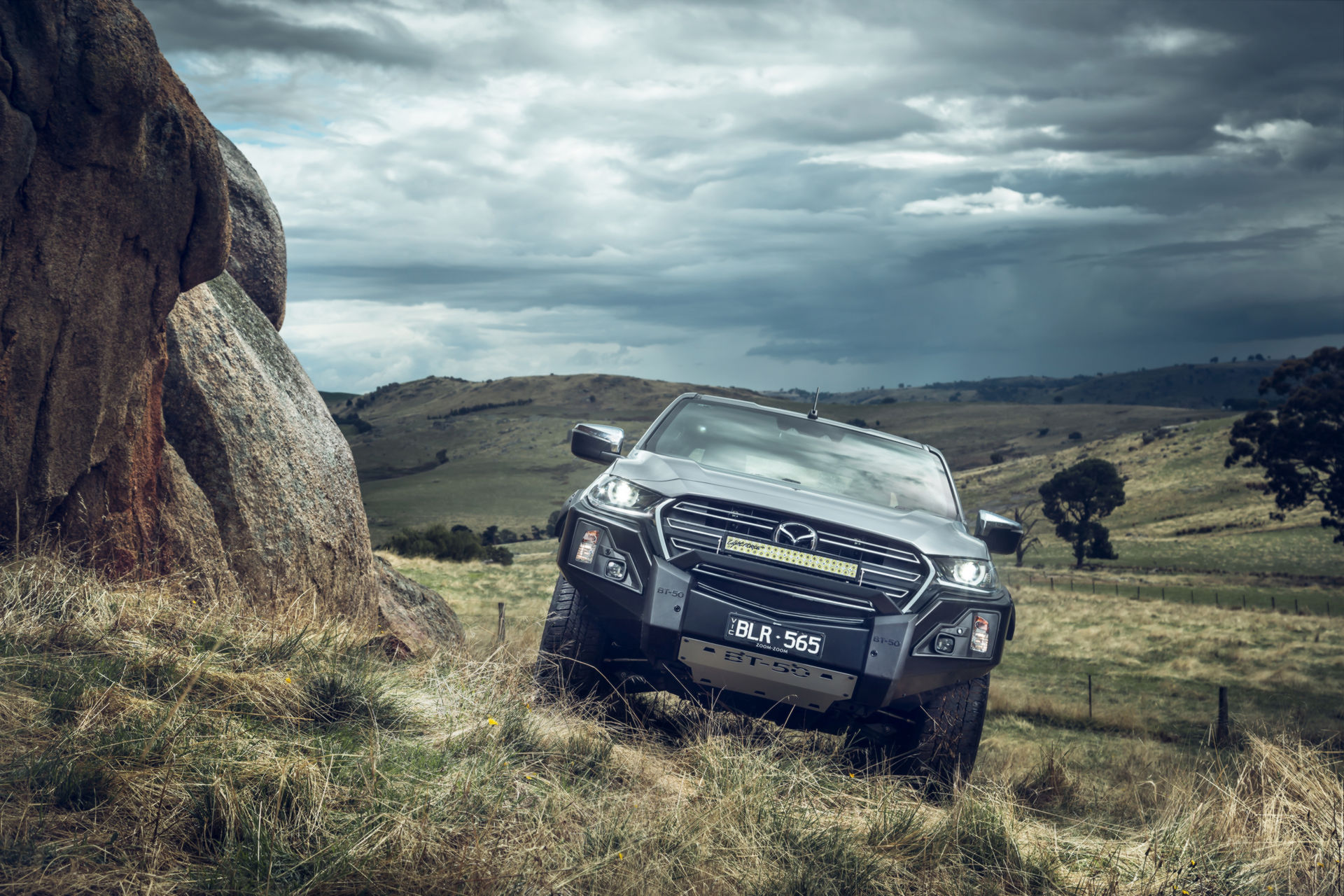 Download 2021 Mazda BT-50 Thunder - Front HD Wallpaper 1920x1280 #24