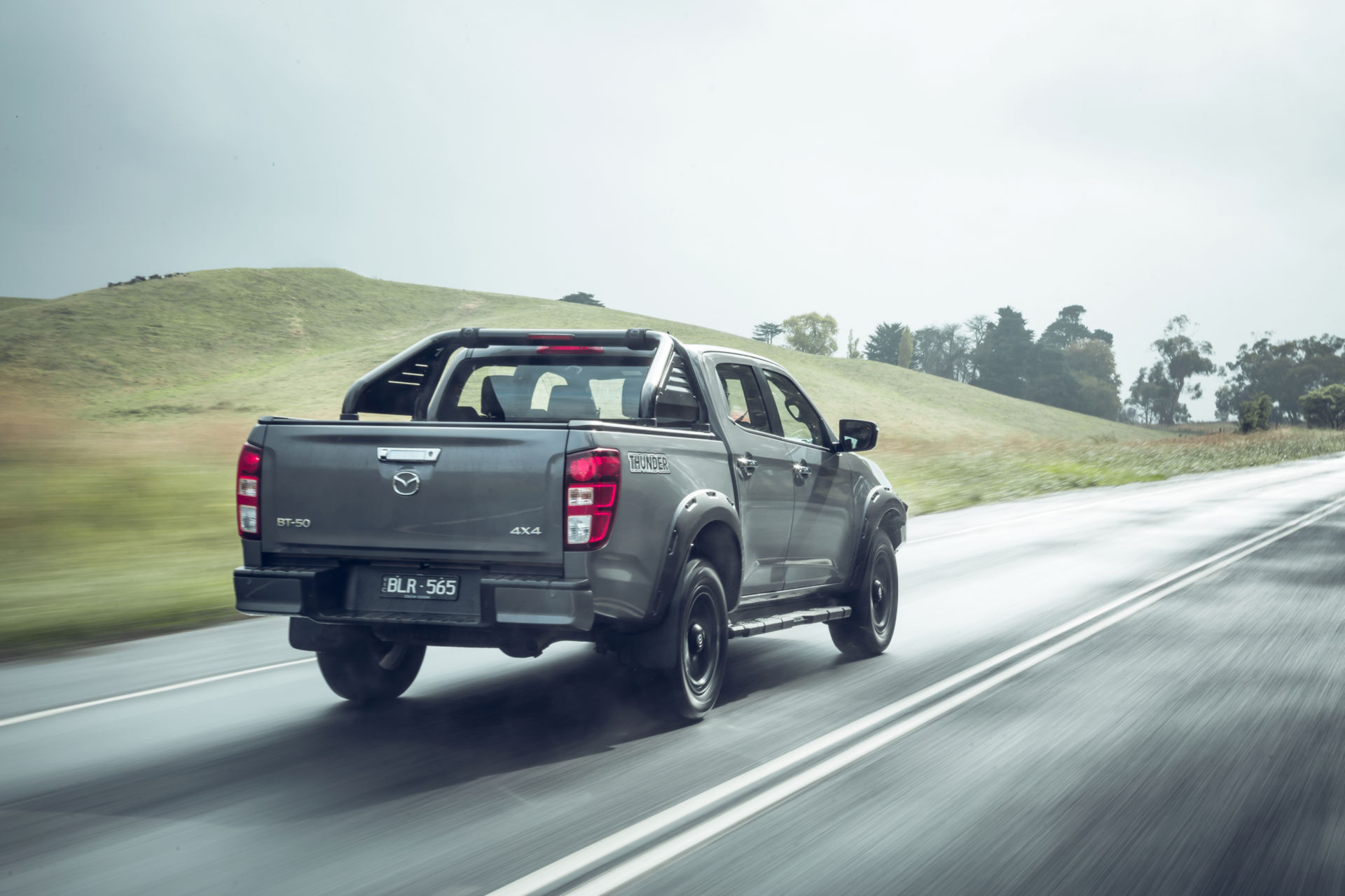 Download 2021 Mazda BT-50 Thunder - Rear Three-Quarter HD Wallpaper 1920x1280 #5