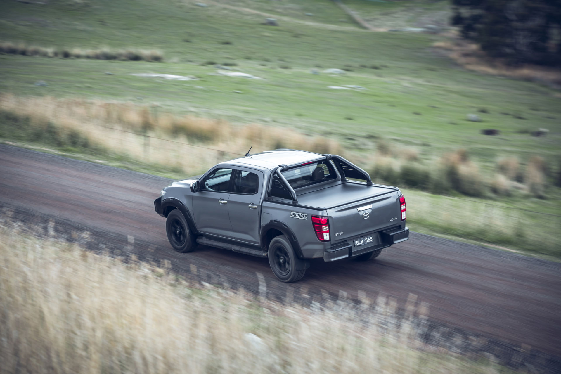 Download 2021 Mazda BT-50 Thunder - Rear Three-Quarter HD Wallpaper 1920x1280 #19