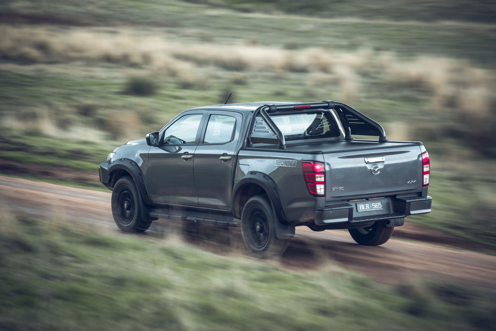 Download 2021 Mazda BT-50 Thunder - Rear Three-Quarter HD Wallpaper 1920x1280 #15