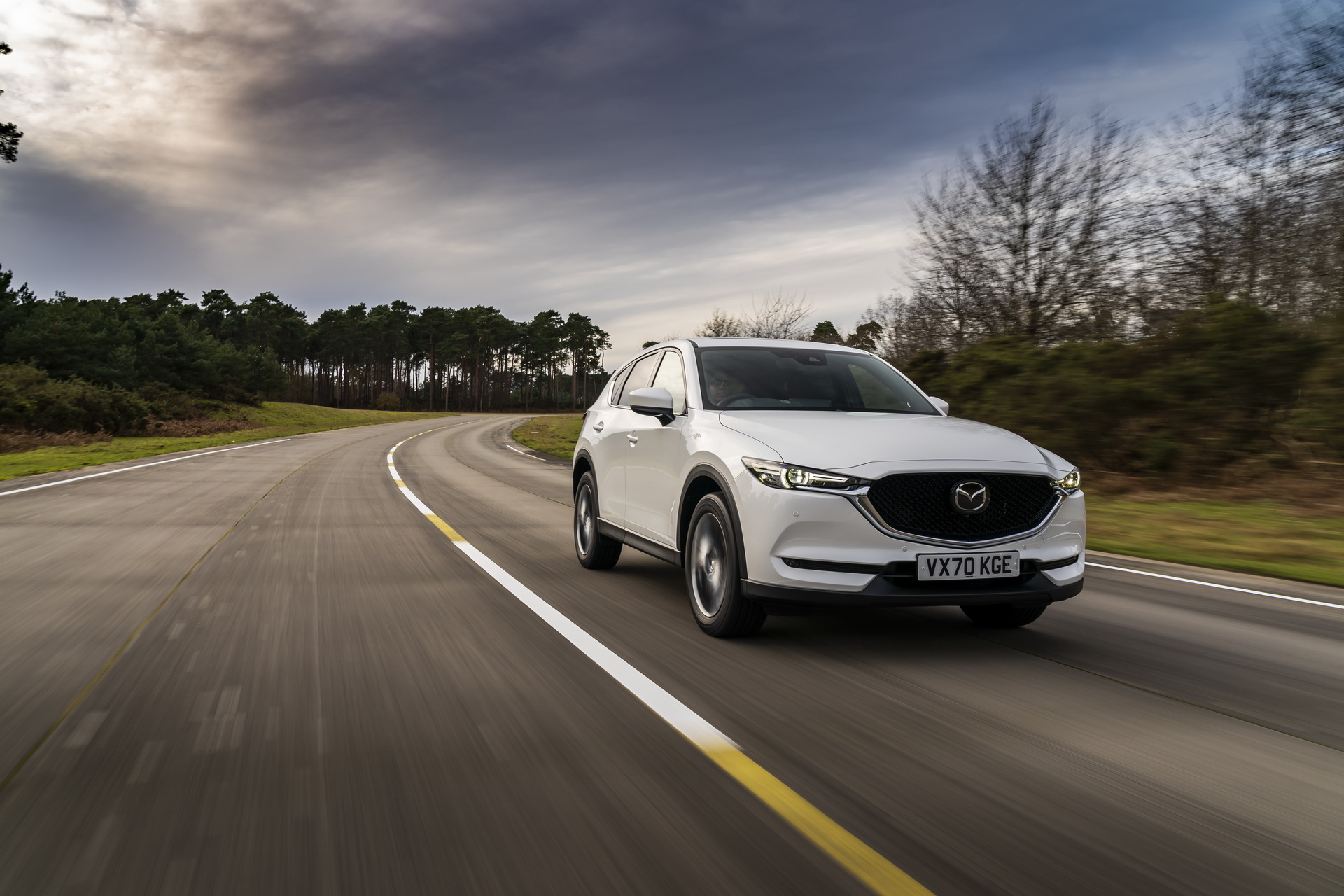 Download 2021 Mazda CX-5 GT Sport - Front Three-Quarter HD Wallpaper 1920x1280 #12