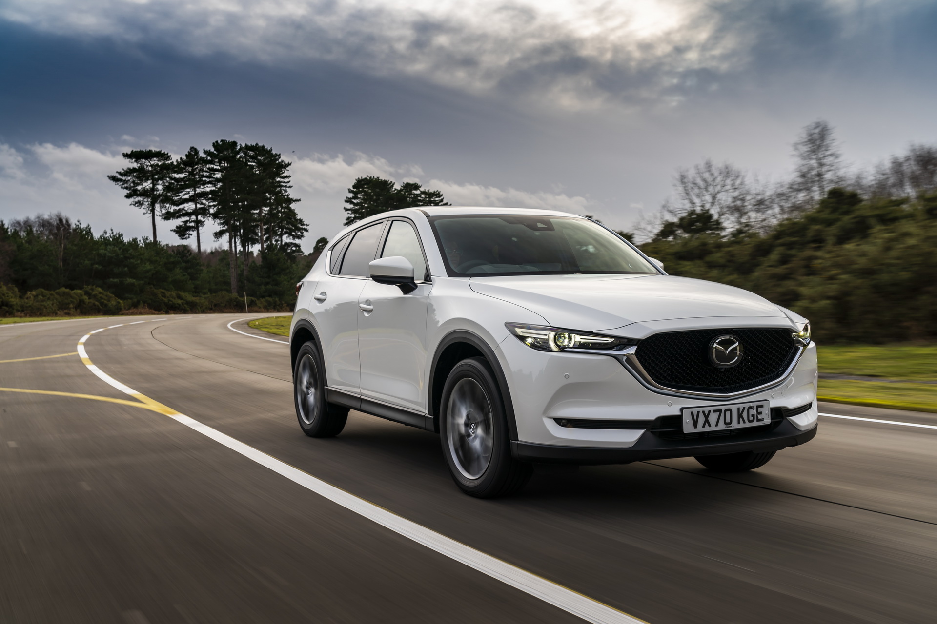 Download 2021 Mazda CX-5 GT Sport - Front Three-Quarter HD Wallpaper 1920x1280 #18
