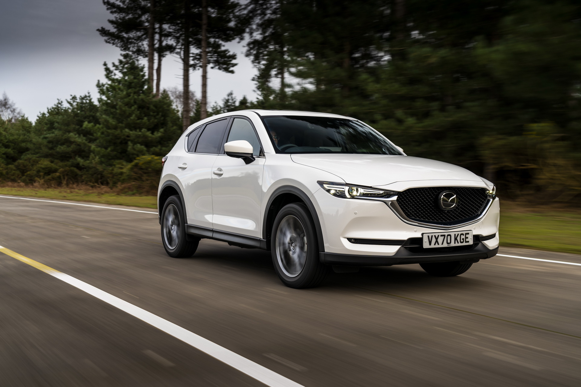 Download 2021 Mazda CX-5 GT Sport - Front Three-Quarter HD Wallpaper 1920x1280 #1