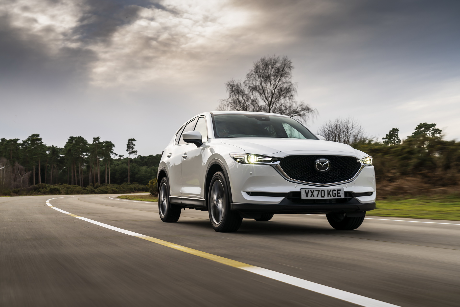 Download 2021 Mazda CX-5 GT Sport - Front Three-Quarter HD Wallpaper 1920x1280 #6