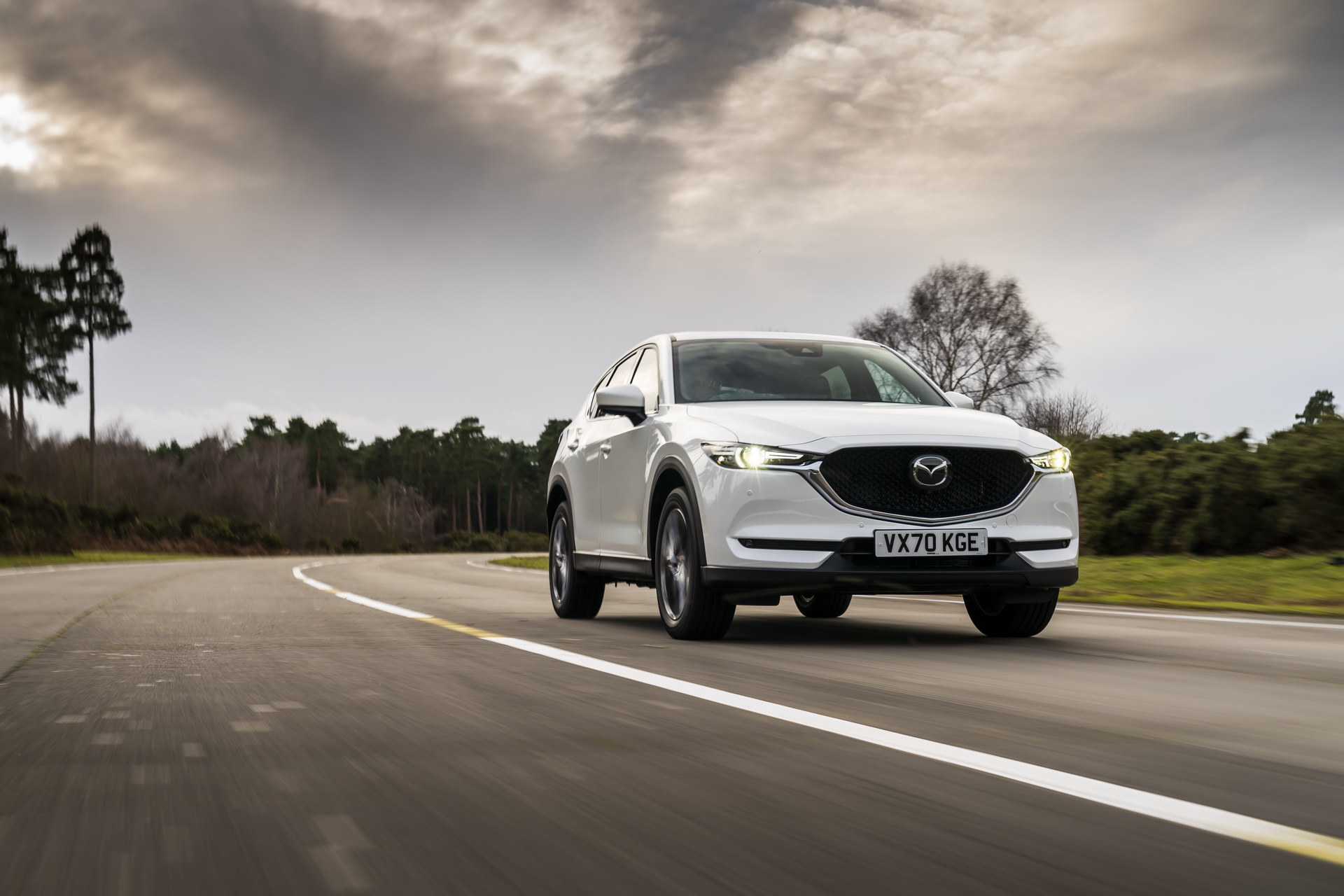 Download 2021 Mazda CX-5 GT Sport - Front Three-Quarter HD Wallpaper 1920x1280 #7