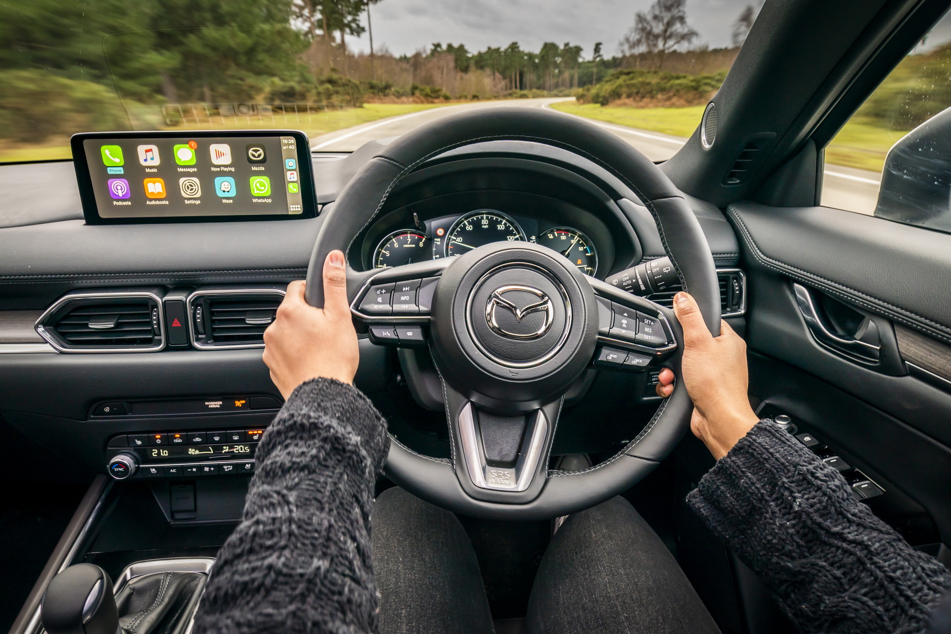 Download 2021 Mazda CX-5 GT Sport - Interior, Cockpit HD Wallpaper 1920x1280 #101