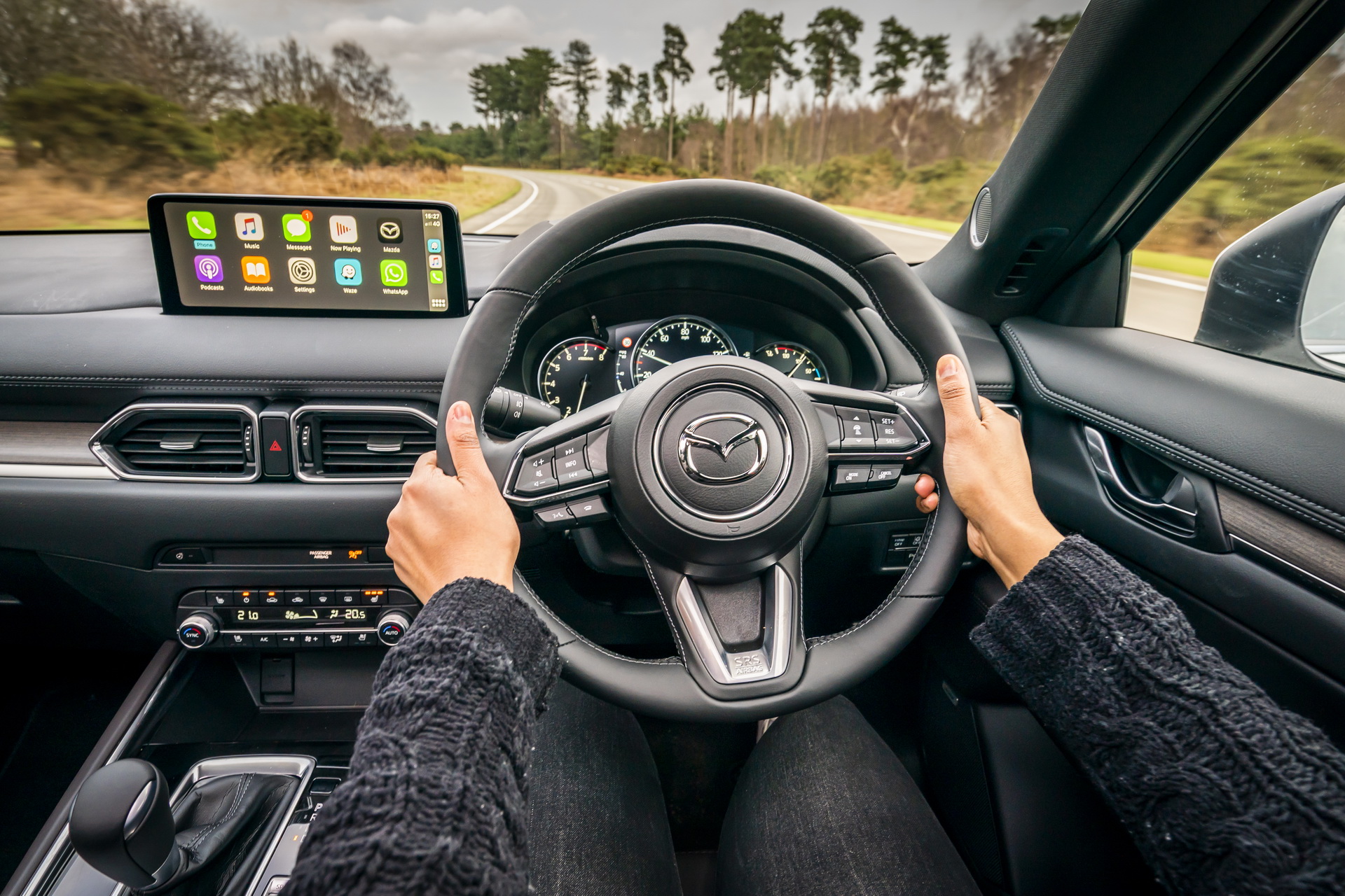 Download 2021 Mazda CX-5 GT Sport - Interior, Cockpit HD Wallpaper 1920x1280 #102