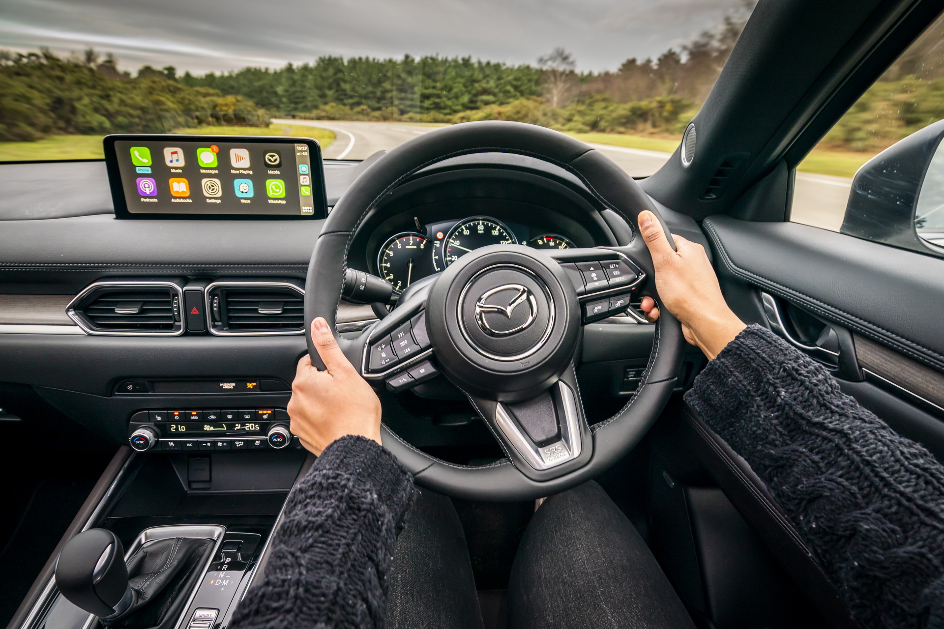 Download 2021 Mazda CX-5 GT Sport - Interior, Cockpit HD Wallpaper 1920x1280 #103