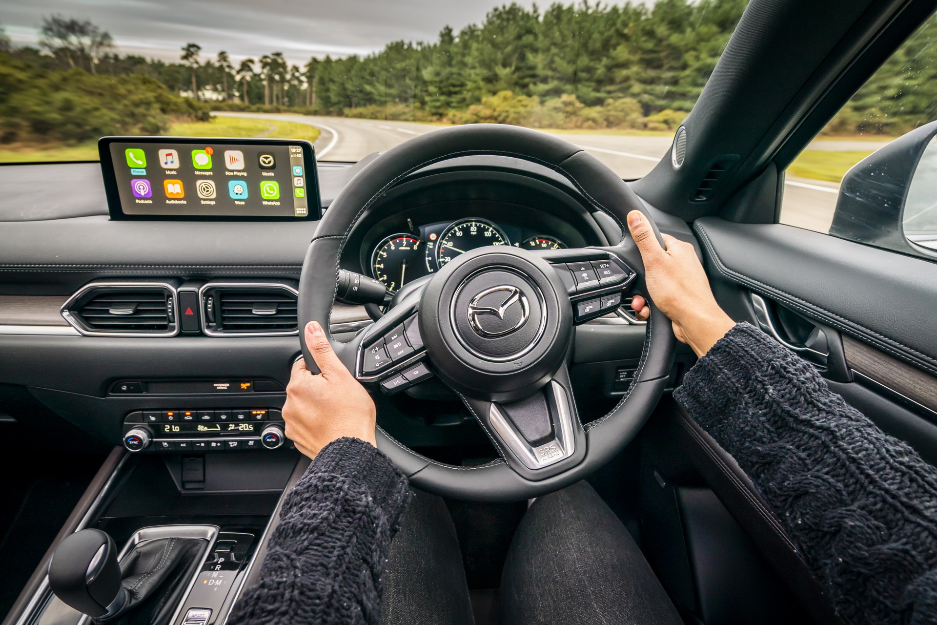 Download 2021 Mazda CX-5 GT Sport - Interior, Cockpit HD Wallpaper 1920x1280 #104