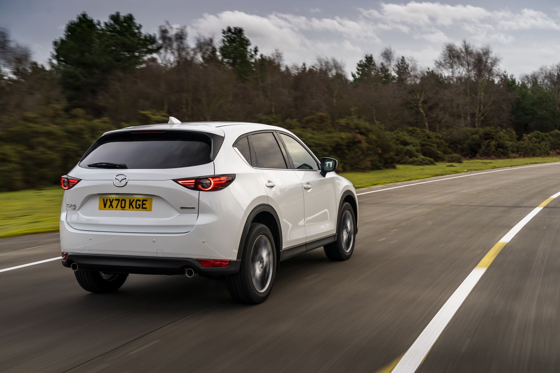 Download 2021 Mazda CX-5 GT Sport - Rear Three-Quarter HD Wallpaper 1920x1280 #24