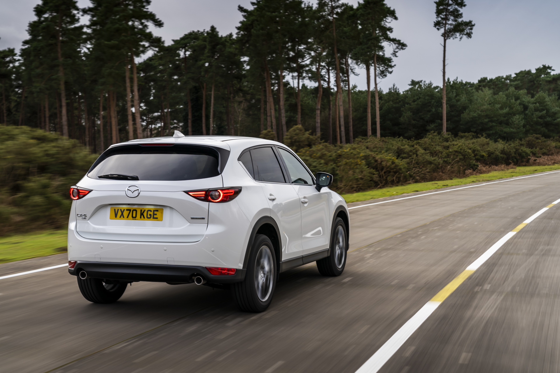 Download 2021 Mazda CX-5 GT Sport - Rear Three-Quarter HD Wallpaper 1920x1280 #35
