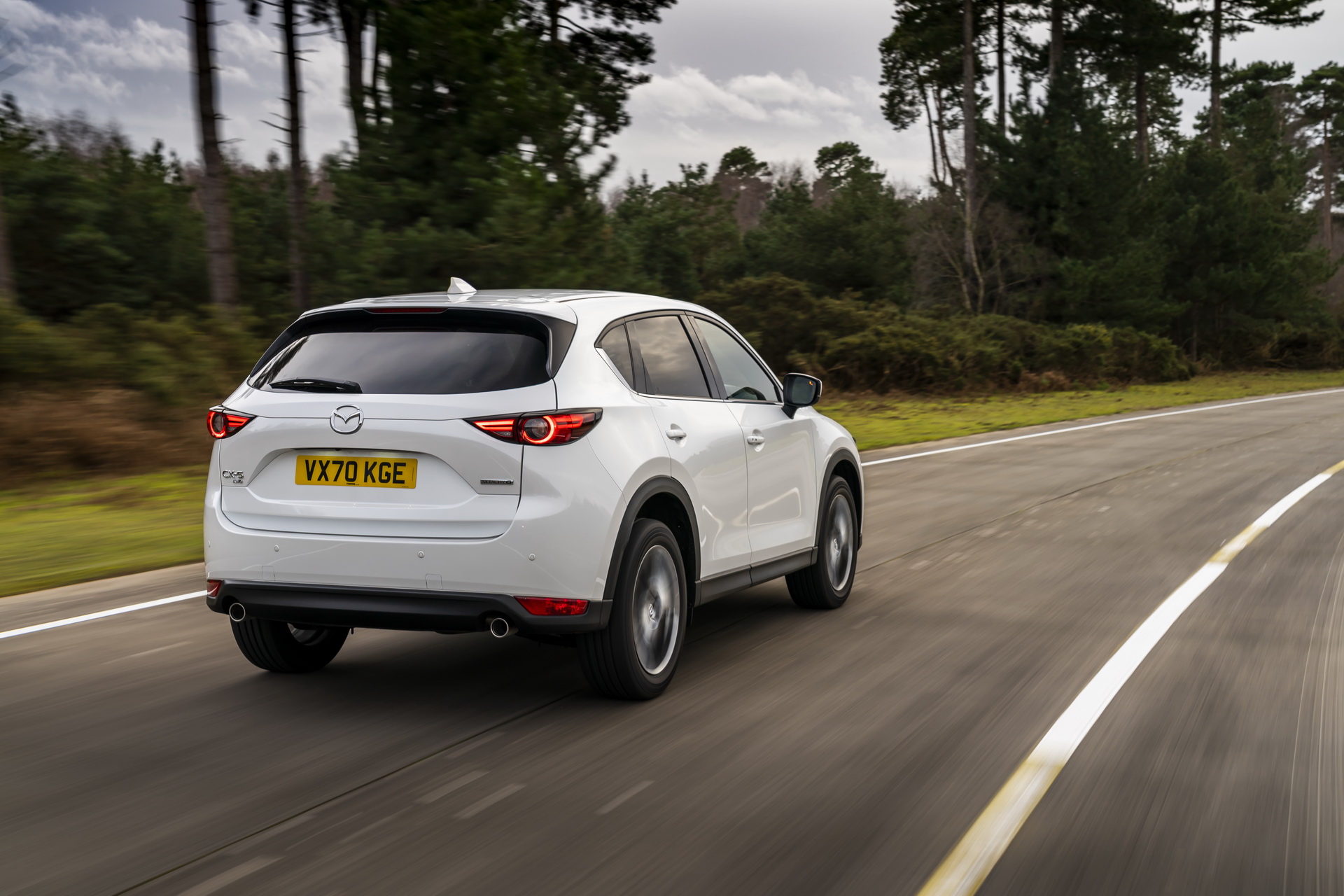 Download 2021 Mazda CX-5 GT Sport - Rear Three-Quarter HD Wallpaper 1920x1280 #25