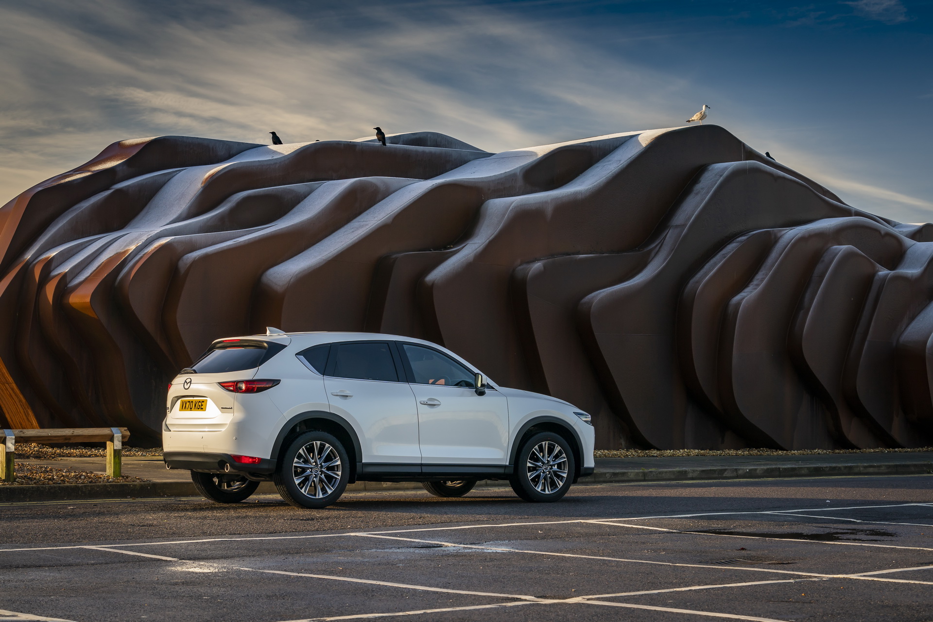 Download 2021 Mazda CX-5 GT Sport - Rear Three-Quarter HD Wallpaper 1920x1280 #57