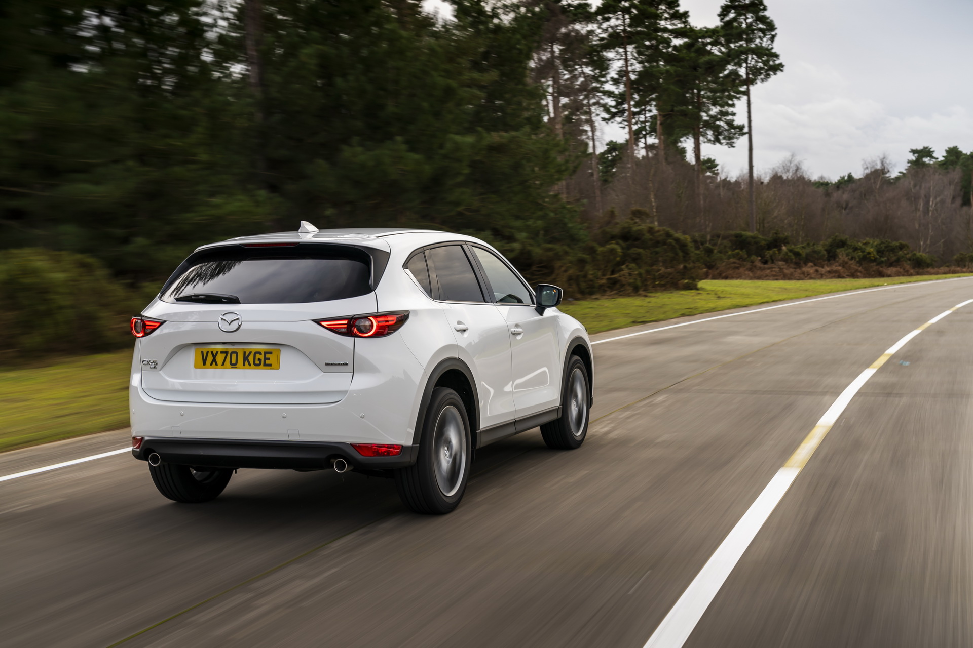 Download 2021 Mazda CX-5 GT Sport - Rear Three-Quarter HD Wallpaper 1920x1280 #26