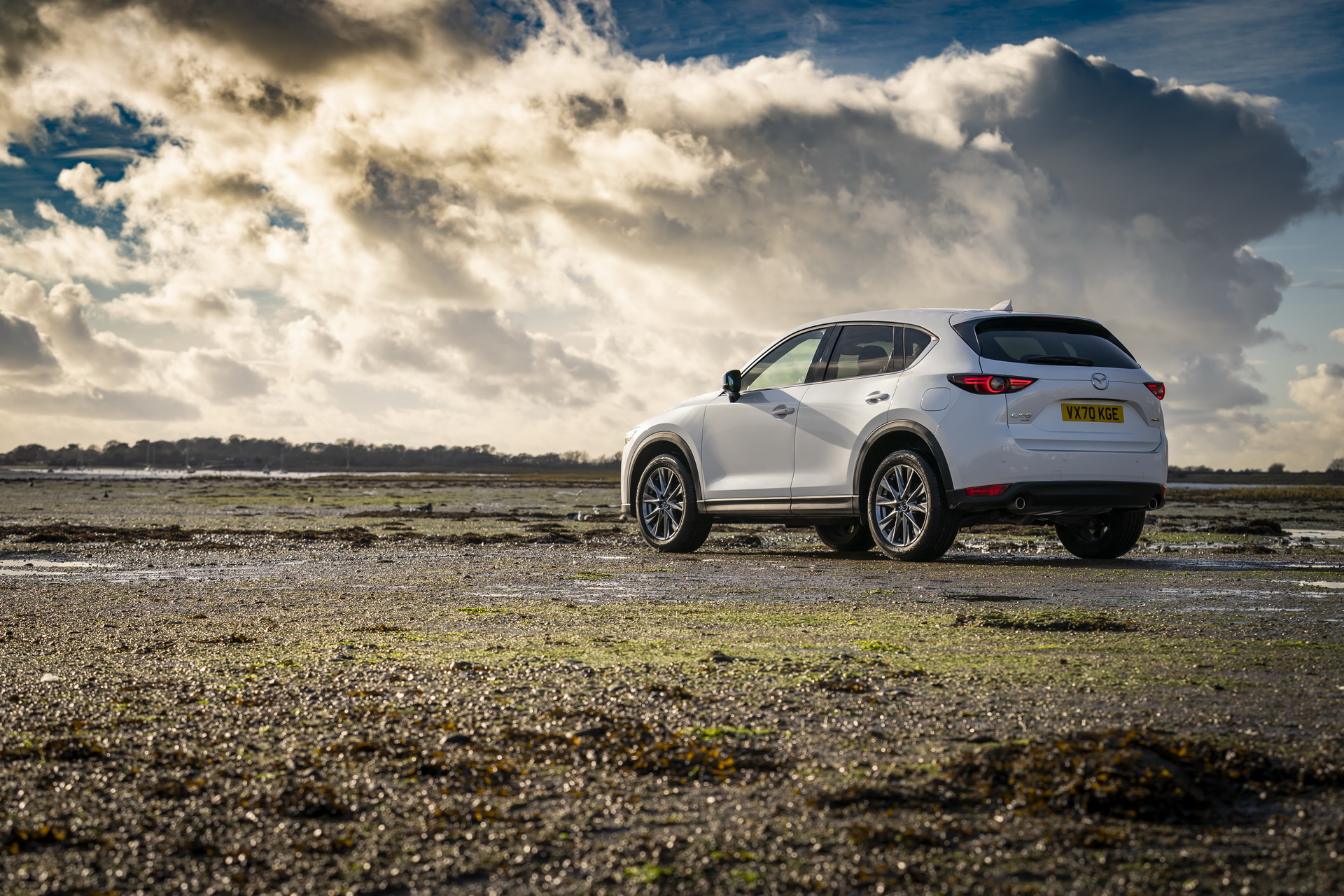 Download 2021 Mazda CX-5 GT Sport - Rear Three-Quarter HD Wallpaper 1920x1280 #80