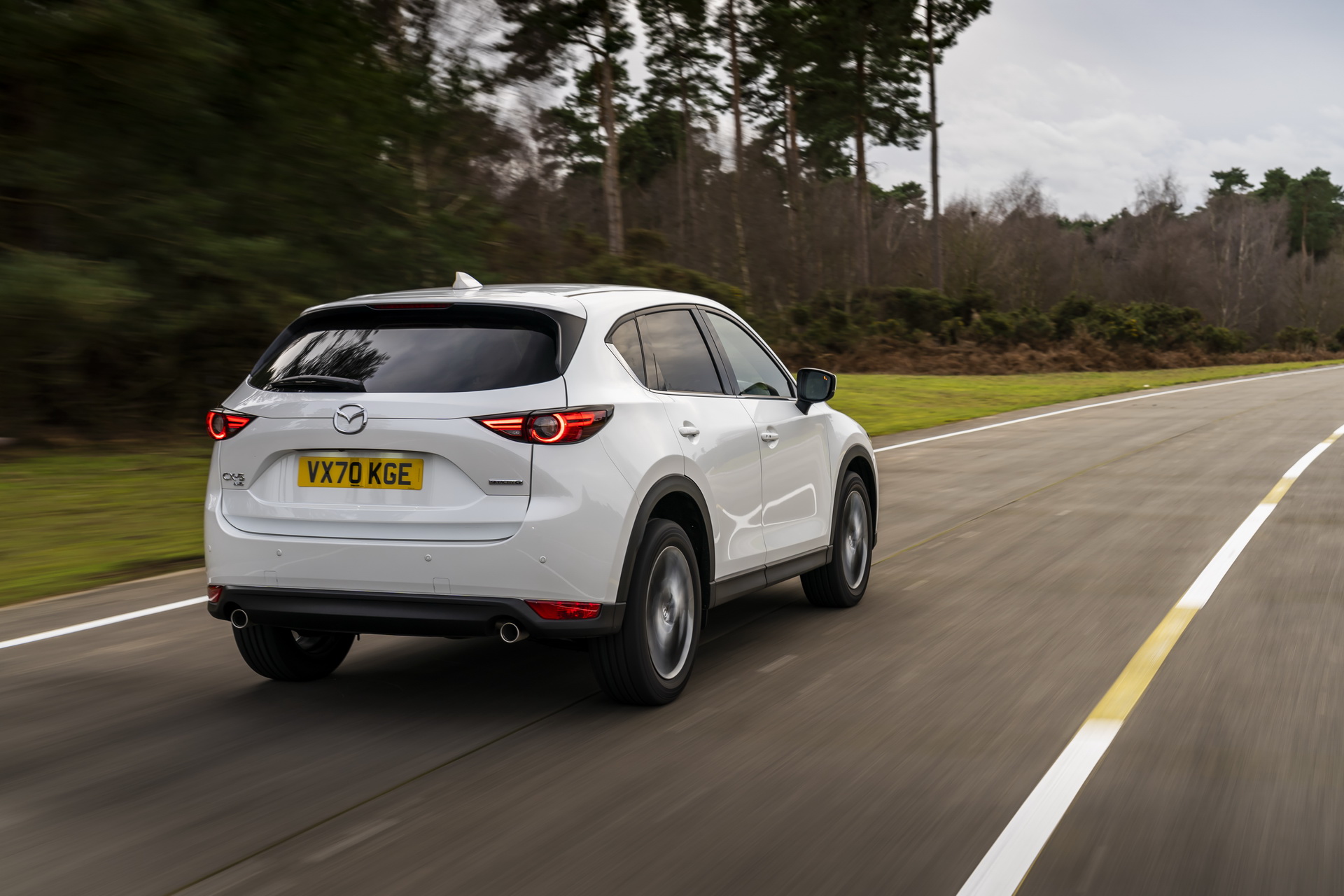Download 2021 Mazda CX-5 GT Sport - Rear Three-Quarter HD Wallpaper 1920x1280 #27