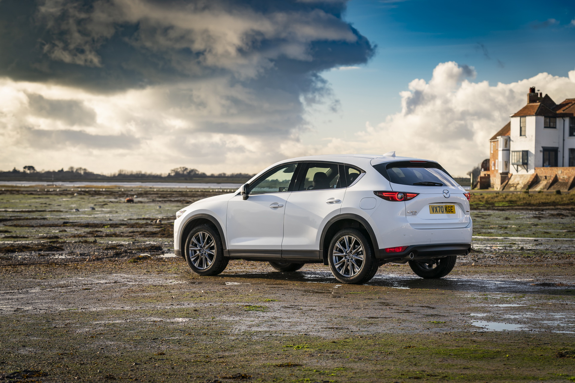 Download 2021 Mazda CX-5 GT Sport - Rear Three-Quarter HD Wallpaper 1920x1280 #82