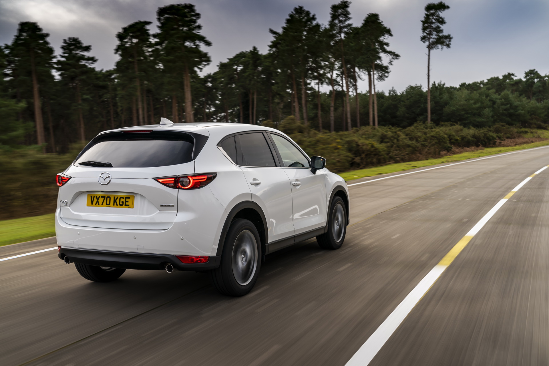 Download 2021 Mazda CX-5 GT Sport - Rear Three-Quarter HD Wallpaper 1920x1280 #30