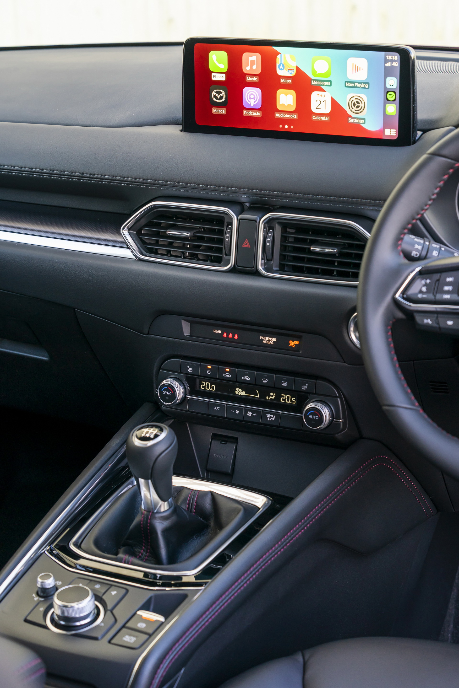 Download 2021 Mazda CX-5 Kuro Edition - Central Console HD Phone Wallpaper 1920x2880 #71